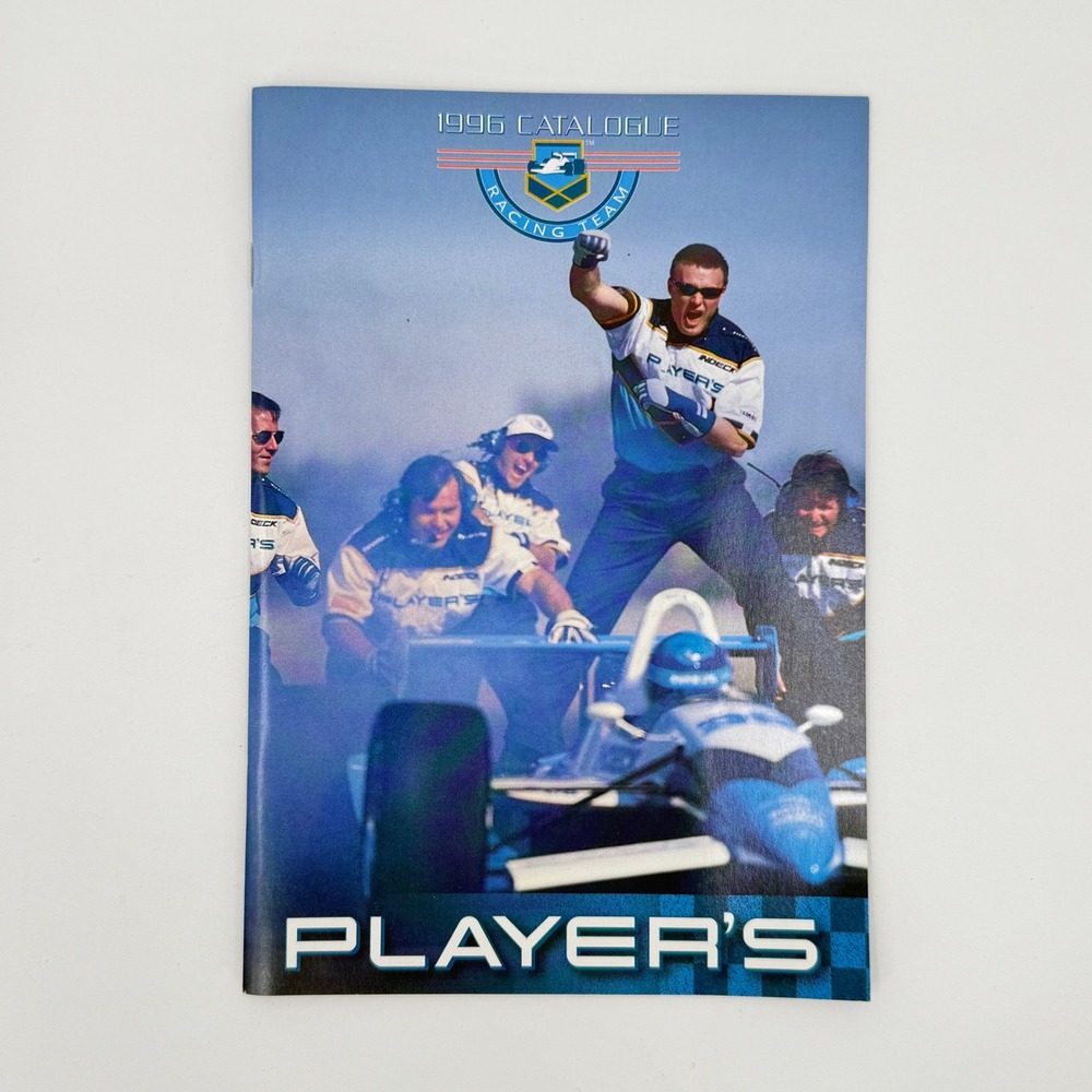 1996 Player's Racing Team Catalogue Greg Moore #99 Forsythe IndyCar CART Vintage